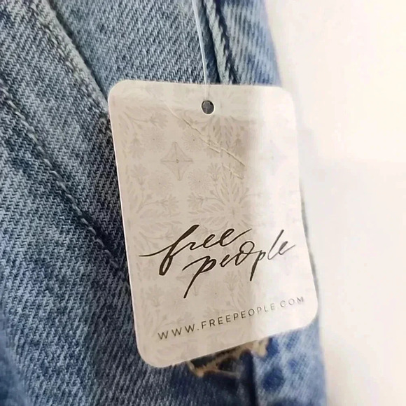 Free People Women's Equinox Denim Trouser. NWT Size 25 - Picture 6 of 8